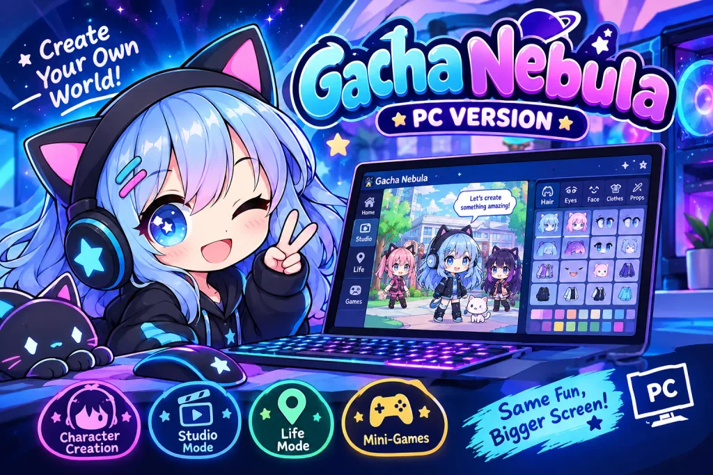 Site image of Gacha Life for PC APK